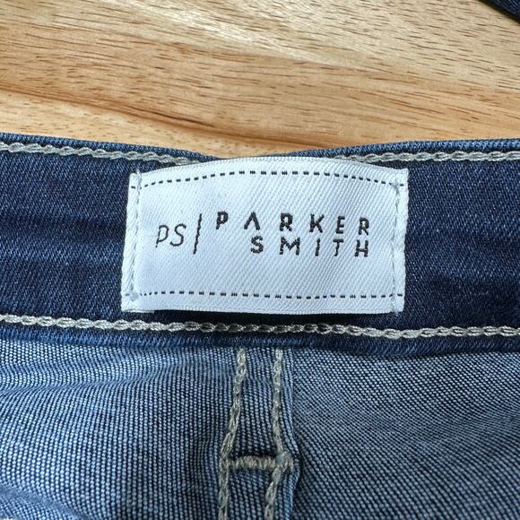 Parker Smith Skinny Step Hem Dark Wash Jeans Size 27 EUC Mid Rise Stretch Denim - Picture 3 of 8